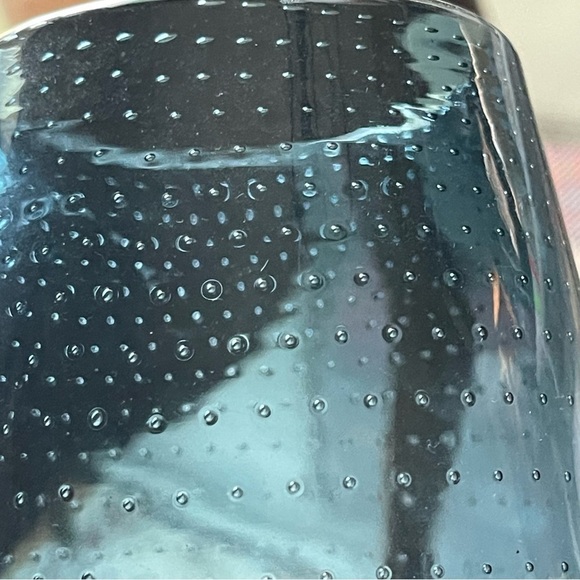 4 Art Glass Hand Blown Bullicante (controlled bubbles) Tumblers or Wine Glasses - Picture 3 of 13